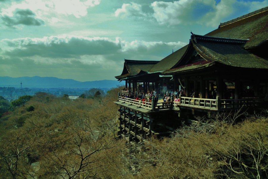 Kiyomizu Temple in Early Spring