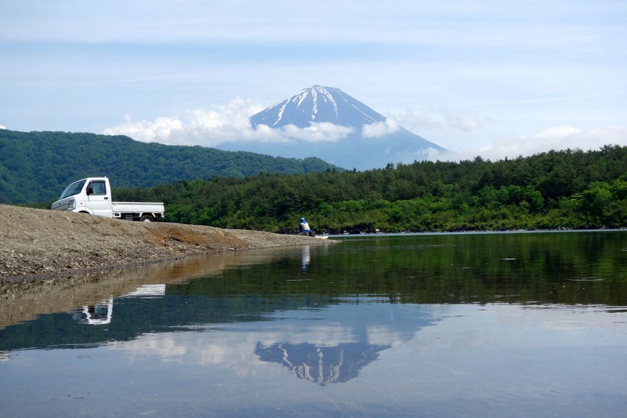 Mt. Fuji from Lake Saiko