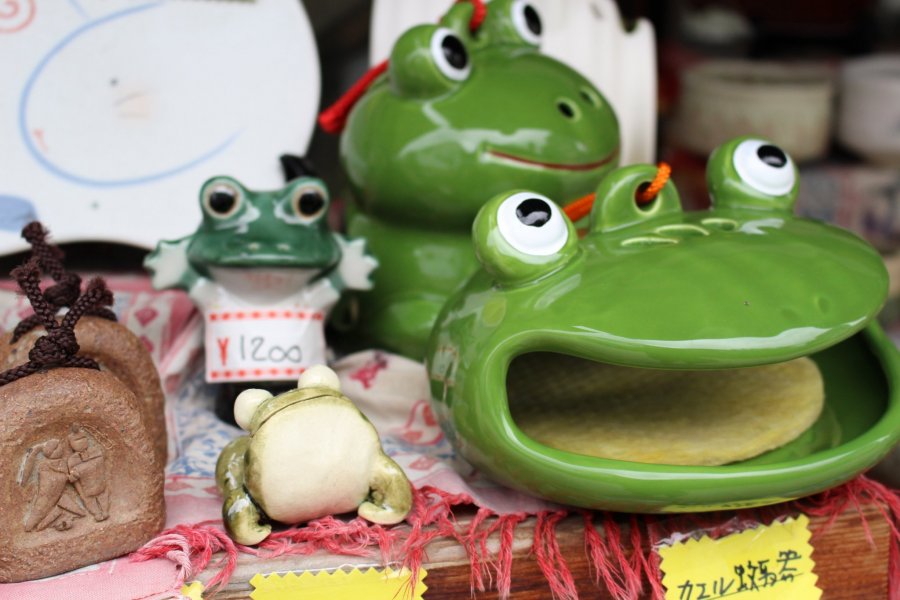 Frog Street in Matsumoto