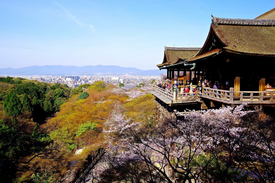 Platform of Kiyomizu-dera Temple