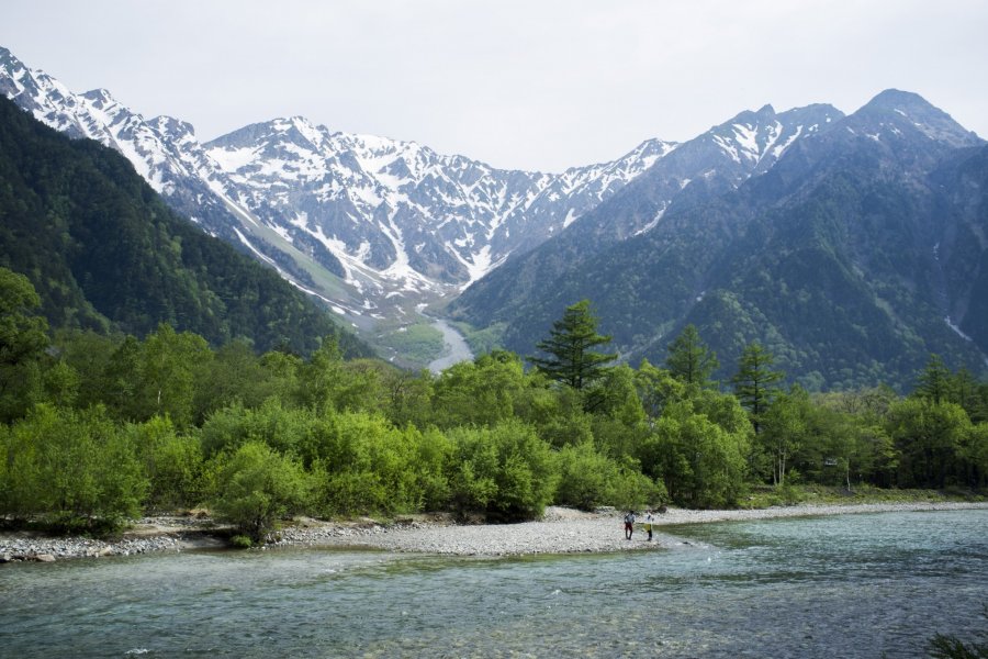 Among the Mountains of Kamikōchi