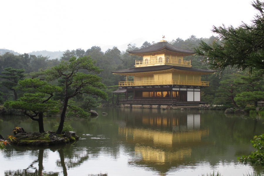 Stormy Skies at Kinkaku-ji