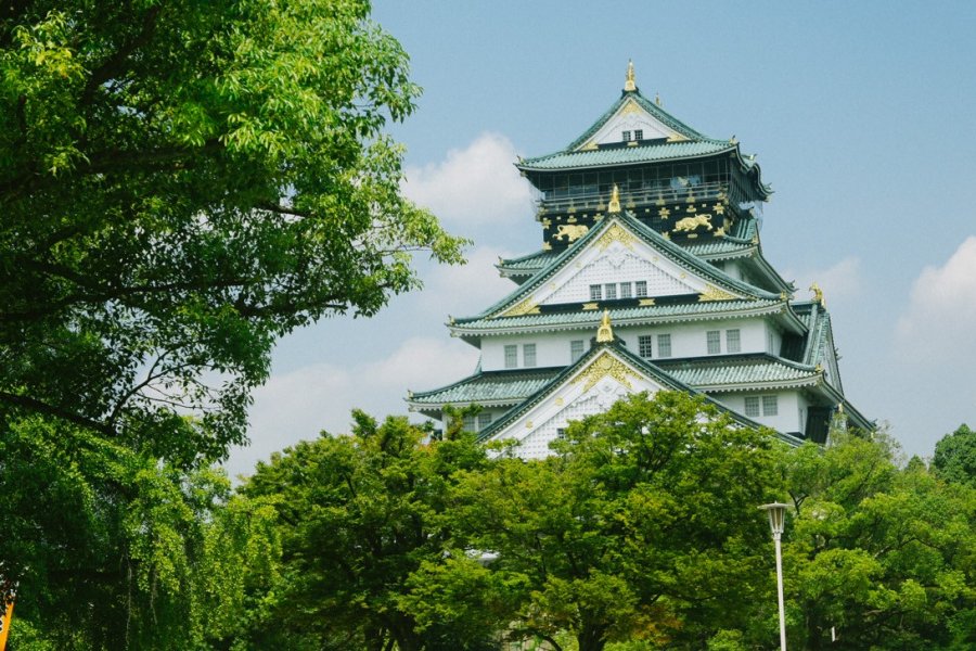 Osaka Castle in Summer