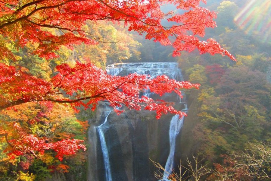 Autumn Colors at Fukuroda Falls
