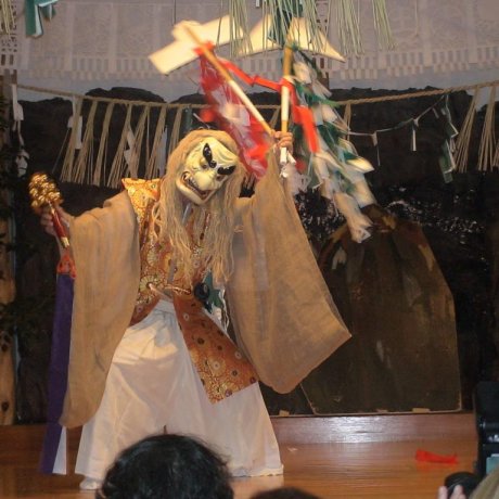 Night Dances at Takachiho Shrine Night Dances at Takachiho Shrine