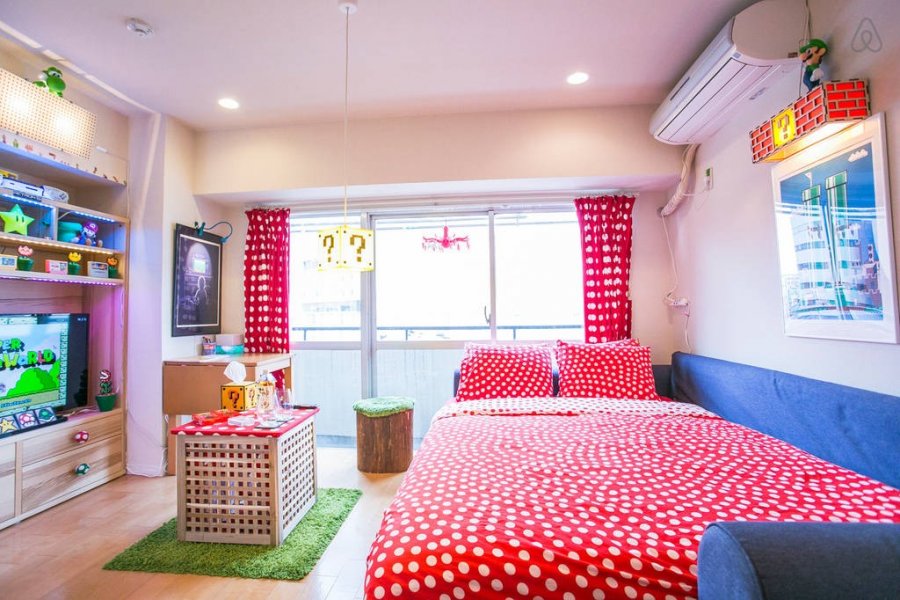 Mario-Themed Apartment in Tokyo
