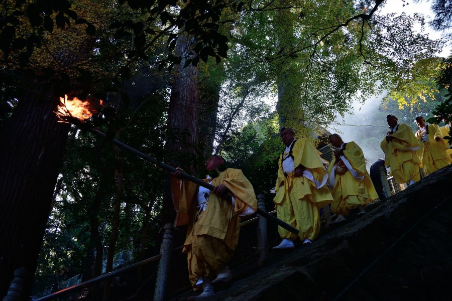 Ceremony at Nyoirin-ji Temple