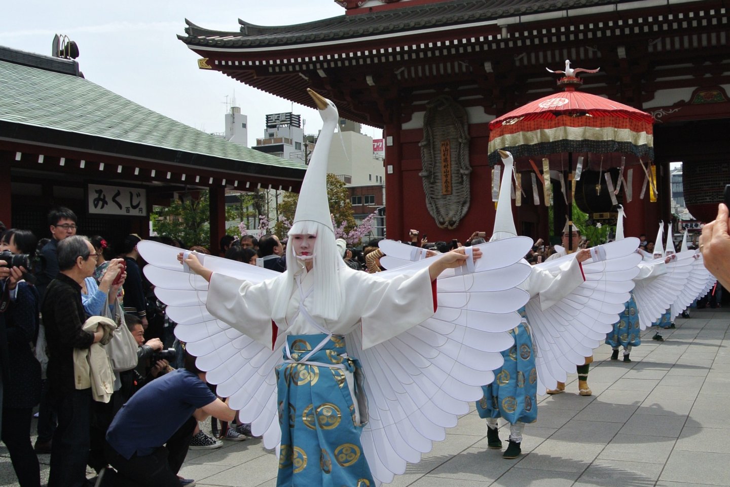 Shirasagi-no Mai at Senso-ji Temple