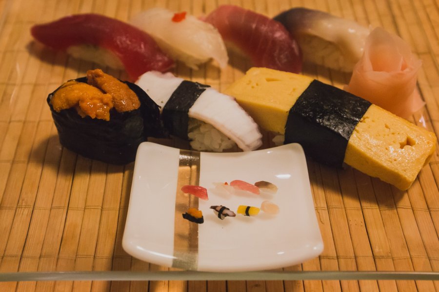 Tiny Sushi at Sushiya no Nohachi