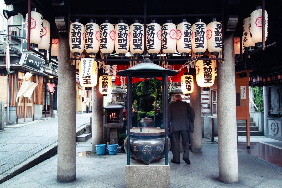 The Historical Hozenji Temple