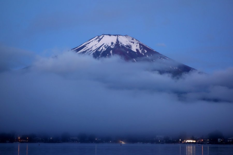 Mt. Fuji & Yamanakako before Dawn