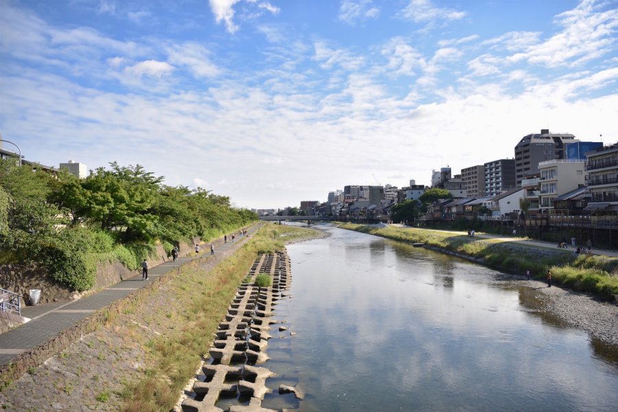 Following the Kamo to Gion