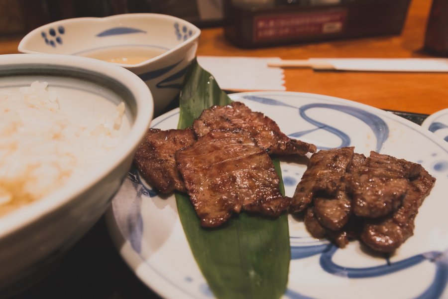 Grilled Beef Tongue at Negishi