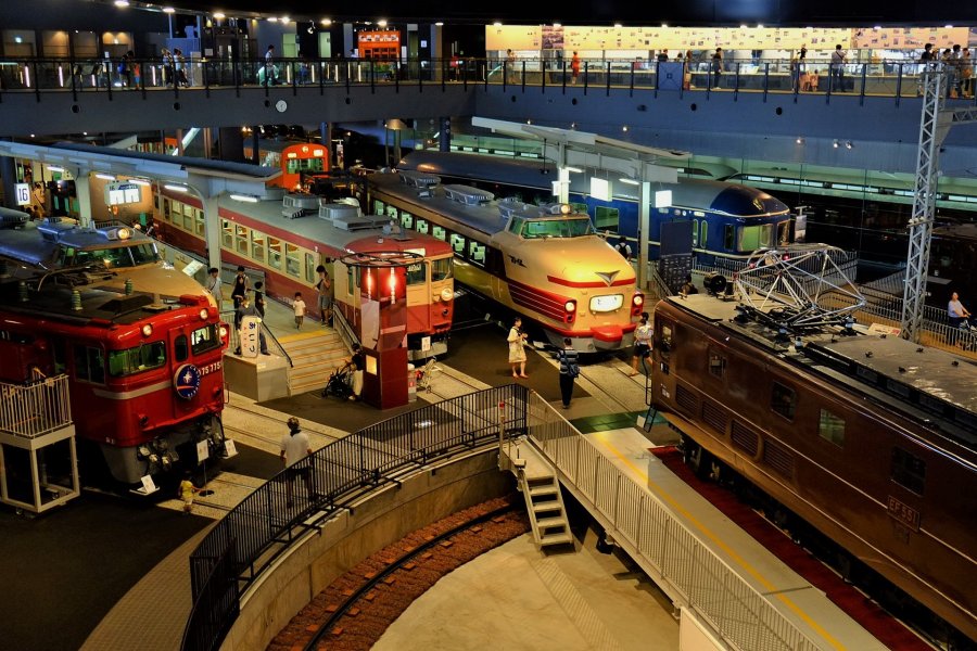 The Railway Museum in Saitama