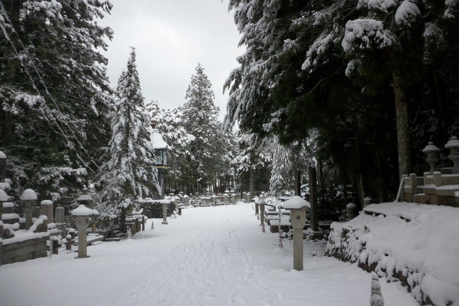 Mount Koya and Okunoin in Winter