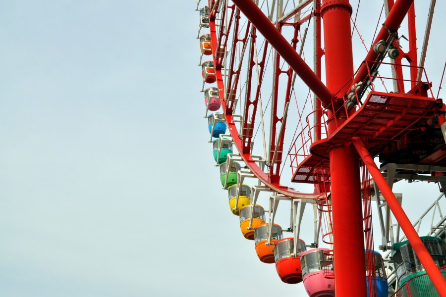 Daikanransha Ferris Wheel in Odaiba