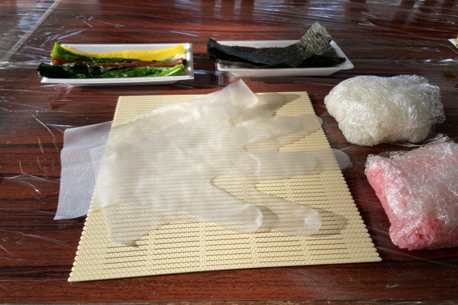  Making Sushi Rolls in Kanaya Bay