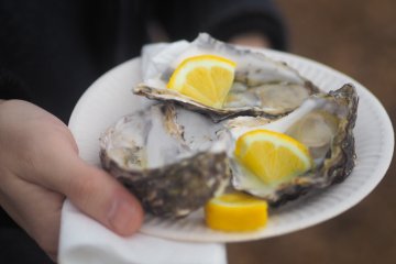 Oyster Festival in Ueno Park