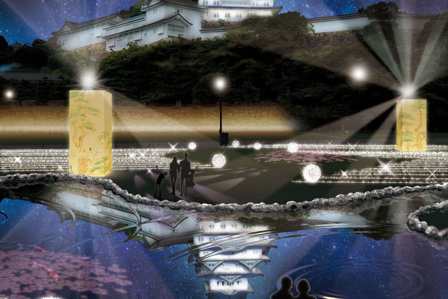 Himeji Castle of Light: Dandelion Project