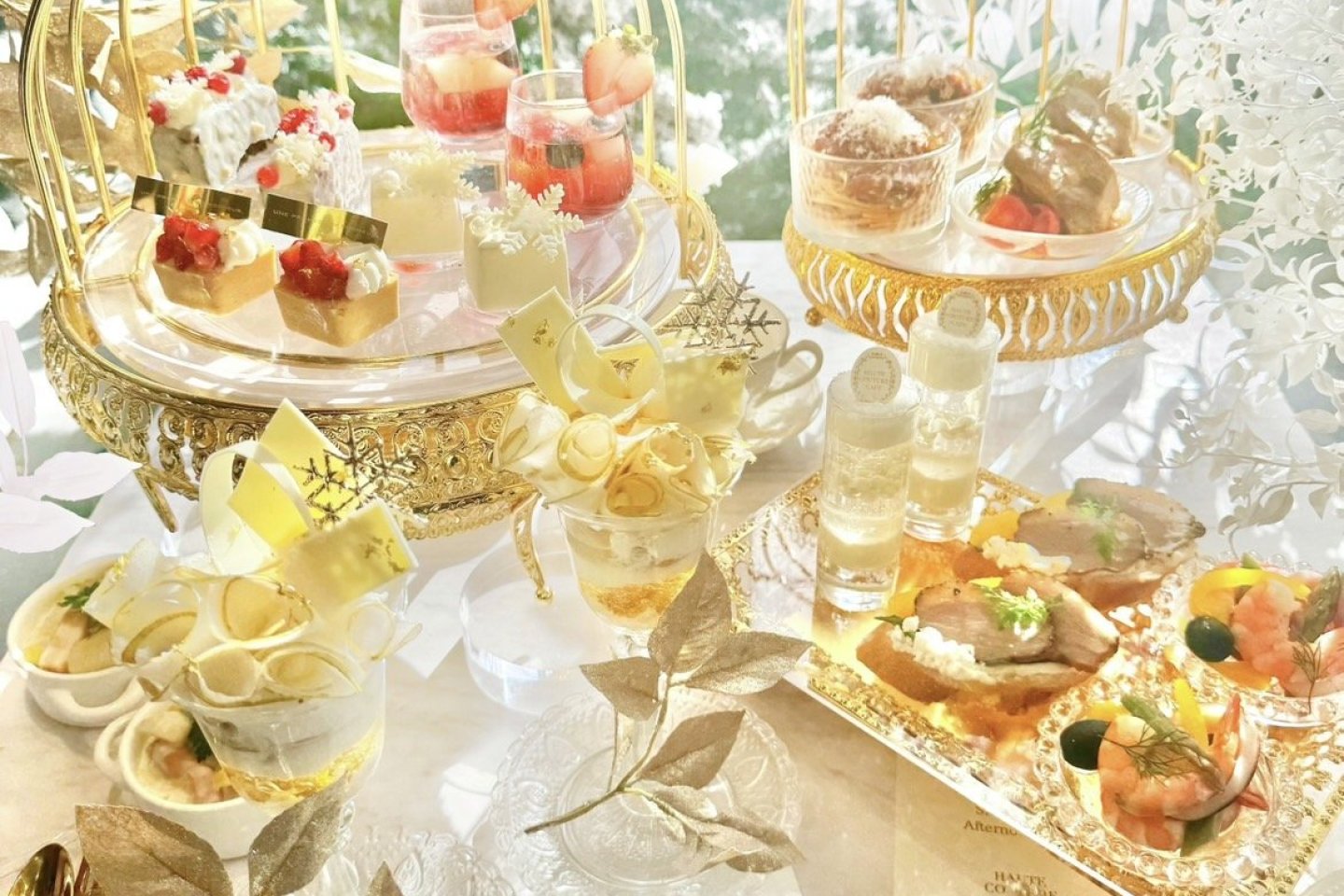 Haute Couture Cafe Snow Gold Afternoon Tea