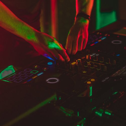 A DJ at a nightclub
